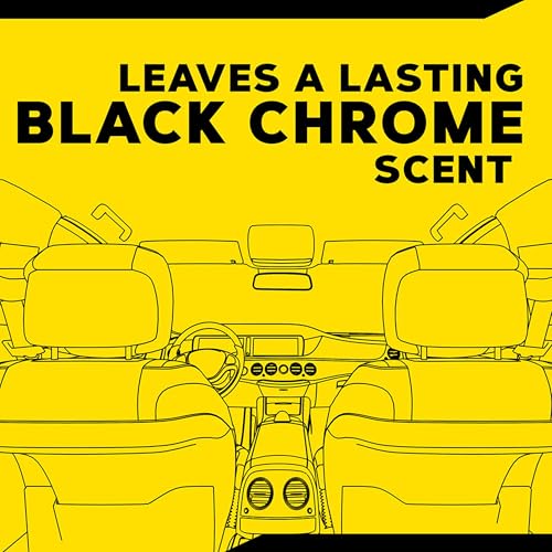 Black Chrome Air Re-Fresher Car Air Freshener and Odor Eliminator, 6 Pack (6 x 8 oz Trigger Spray Cans), Automotive Interior HVAC Odor Treatment for Vehicle Cabin and Vents - view 4