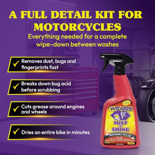 Motorcycle Quick Detail Kit – 5-Piece Wash & Shine Bundle - view 2
