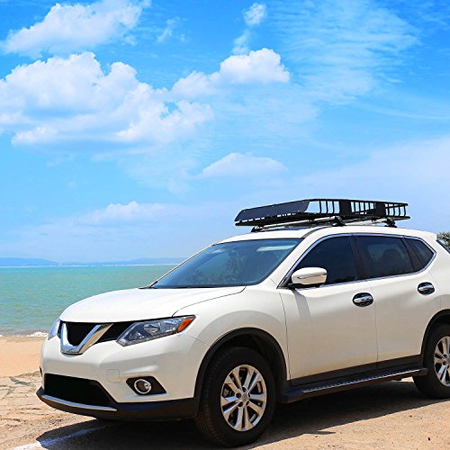 Roof Rack Cargo Basket 64"x39"x4" for SUV Truck Van Car - view 3