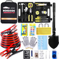 Car Emergency Kit with 11.8ft Jumper Cables, Roadside Safety Kit