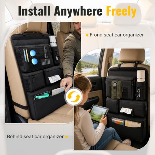 Multi-Pocket Back Seat Car Organizer, Fits Most Cars, SUVs, Trucks, Jeeps - view 4