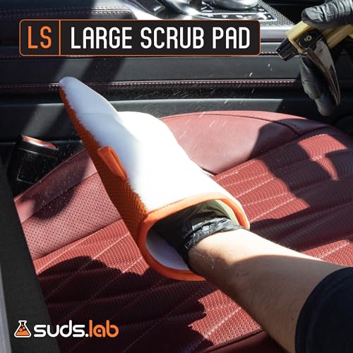 Suds Lab Oversized Scrub Pad, Heavy Duty Interior Car Cleaning Mitt, Auto - view 2