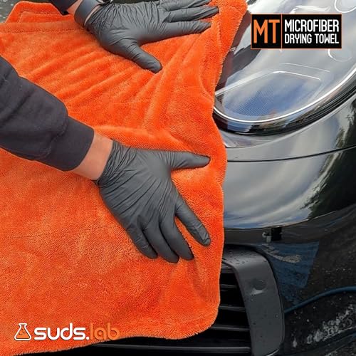 Suds Lab Large Microfiber Drying Towel (24 in. x 35 in.), Car Detailing - view 6