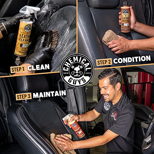 Leather and Microfiber Car Detailing Kit with Cleaner, Conditioner and Towels (9+12=21 Pieces) - view 4