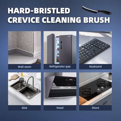 Crevice Cleaning Brushes, Cleaner Scrub Brush Tool for Tight Space - view 6