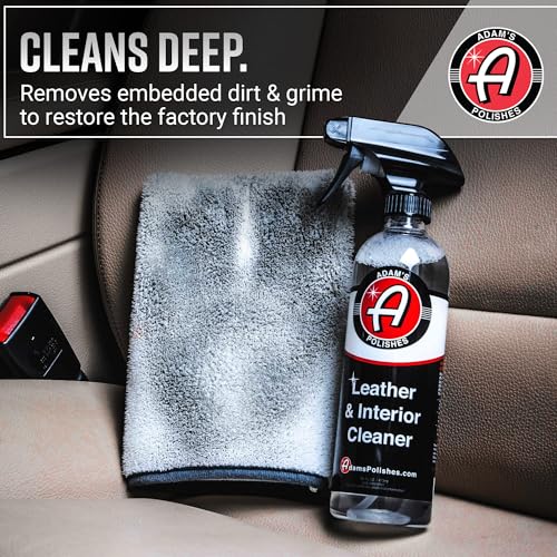 Leather Care Kit - Leather Cleaner & Conditioner Car Cleaning Supplies | UV Protection for Interior Accessories Steering Wheel Seat Dash Vinyl Shoe Polish Jacket - view 3