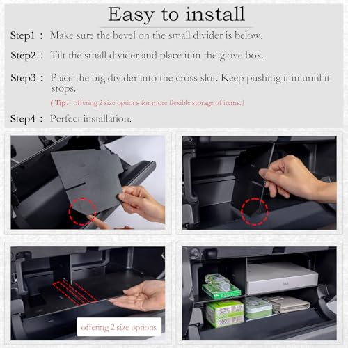 Glove Box Organizer Tray for 2025-2027 Toyota 4Runner Accessories - view 5