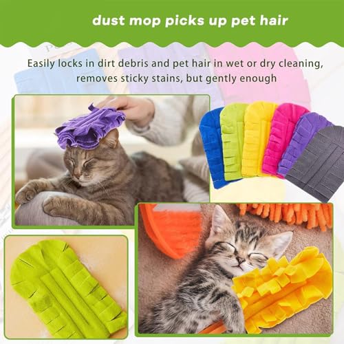 6PCS Reusable Chenille Microfiber dust Remover, 360 ° electrostatic Precipitator refilling, Environmental Protection Household dust Removal kit - Made of Microfiber Materials - view 5