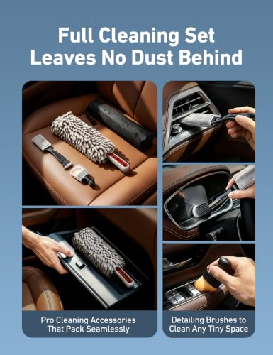 Car Duster Kit, Microfiber Interior Cleaning Brush - view 5