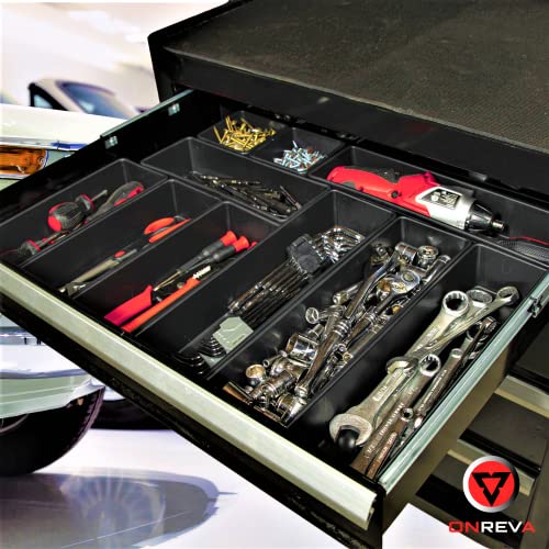 Tool Box Organizer Tray Divider Set, Extra Large Toolbox Trays, Tool Box Organizers and Storage Kit, Rolling Tool Chest Drawer Bins, Hardware Screwdrivers Pliers Organization, 6pcs - view 4