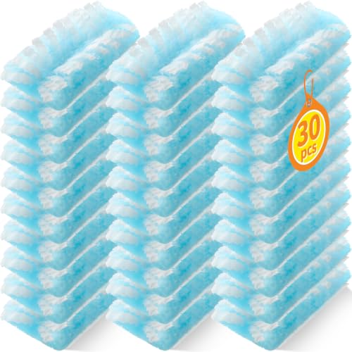 Disposable Microfiber Feather Duster Refills, Multi-Surface Duster Compatible with Swiffer Dusters Handle, 30 Count, Unscented