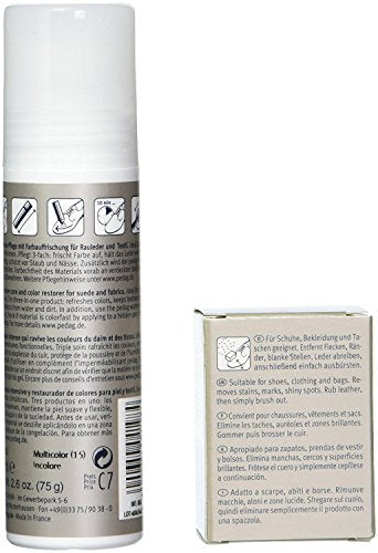Suede Cleaner and Textile Color Restorer 3-Piece Cleaning and Care Kit | Nubuck Suede & Fabric Shoes Boots & Bags | Complete Suede Care System, Navy Blue - view 6