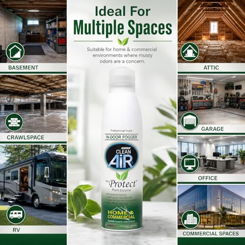 Protect Home & Commercial Mold-Treatment Plant-Based Mold-Odor Remover Fogger Treatment - eco-friendly solution for a safer and healthier living and working space (8 oz.) - view 6