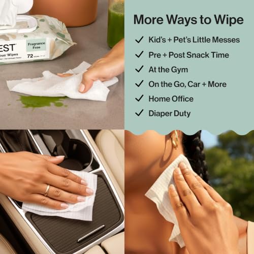 Multi-Use Baby Wipes, Rose Blossom, 576 Count - view 4