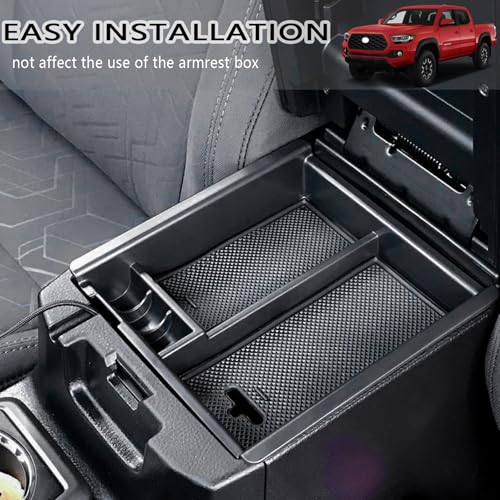 Center Console Organizer for 2016-2023 Toyota Tacoma Accessories - view 4