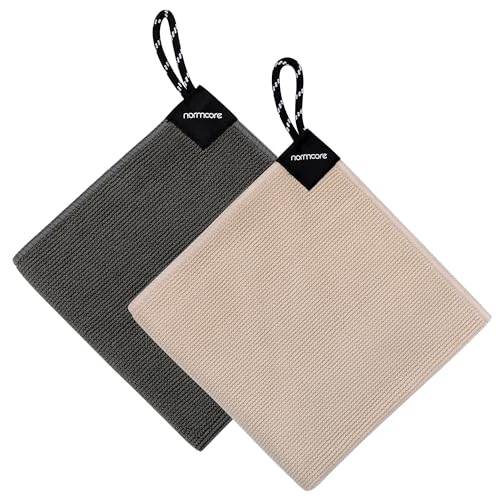Barista Cleaning Towels 2 Packs, Microfiber Barista Cloth Set with 2 Color Assorted, Espresso Bar Accessories for Clean Steam Wand, Espresso Machine, Microfiber Cleaning Cloth - view 3
