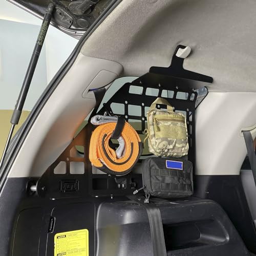 For Toyota 4Runner 2010-2024 Car Accessories Modular Storage Molle Panel Shelf System Luggage Carrier Trunk Organizer Aluminum - view 3