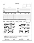 Vehicle Transport Bill of Lading 2-Part NCR 100 Sets 8.5x11