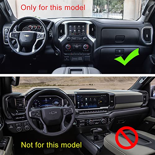 Dash Side Air Vent Trim Cover for 2019‑2022 Chevy Silverado 1500 - view 2