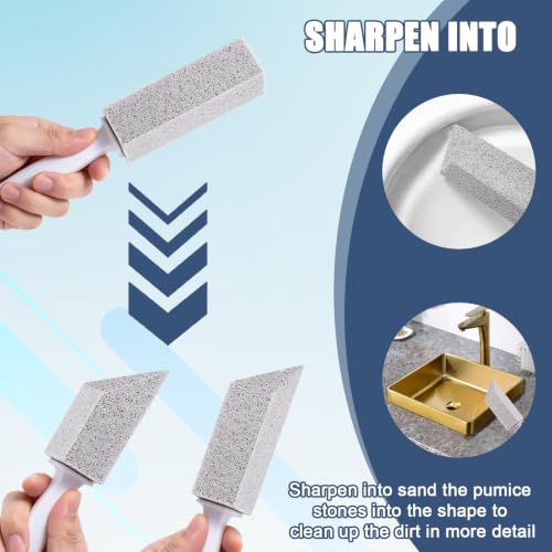12 Pack Toilet Pumice Cleaning Stone with Handle - view 3