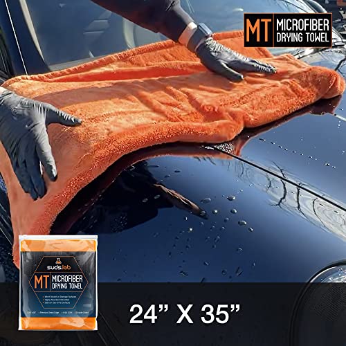 Suds Lab Large Microfiber Drying Towel (24 in. x 35 in.), Car Detailing - view 2