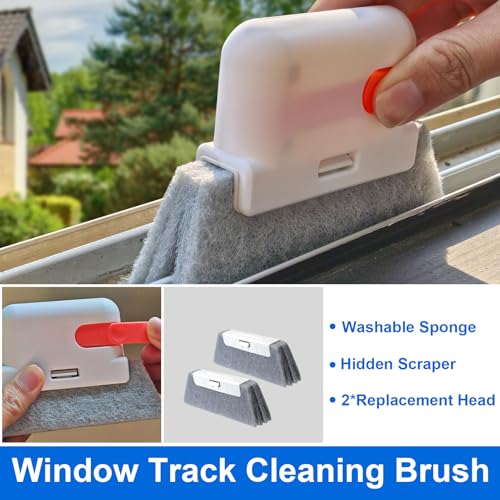 Window Track Cleaning Tools,Window Sill Cleaner Tool Kit,8 Pcs - view 3