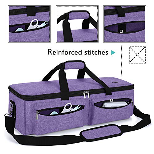 Carrying Bag Compatible with Cricut Explore Air and Maker, Purple - view 4