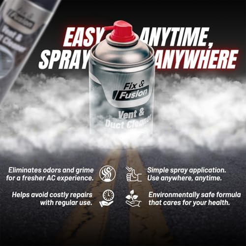 A/C Vent and Duct Cleaner (13.5 oz)| Foaming Spray for Car Air Conditioner | Freshens & Cleans Dust Build-Up | Fast, No-Rinse Formula | Automotive HVAC Refresher & Detailer (4 Pack) - view 6