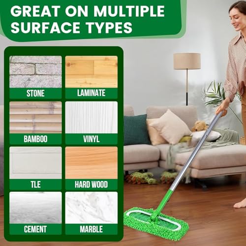 1Pcs Reusable Microfiber Mop Pads Refill Compatible with Swiffer Sweeper - view 3