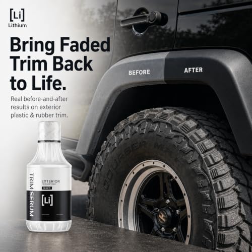 Trim Serum- Plastic Restorer for Cars- Restores Even the Most Damaged Plastic, Rubber, and Vinyl - Black Trim Restorer That Lasts For Months - Penetrates Plastic Pores Restoring Color (16 Oz) - view 4