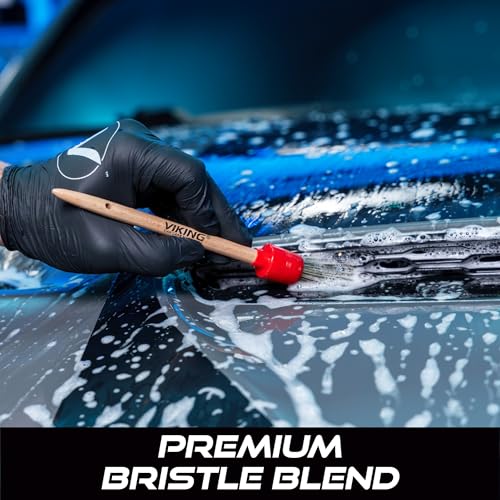 Car Detailing Brush Set for Exterior Car Cleaning, 3 Pack - view 2