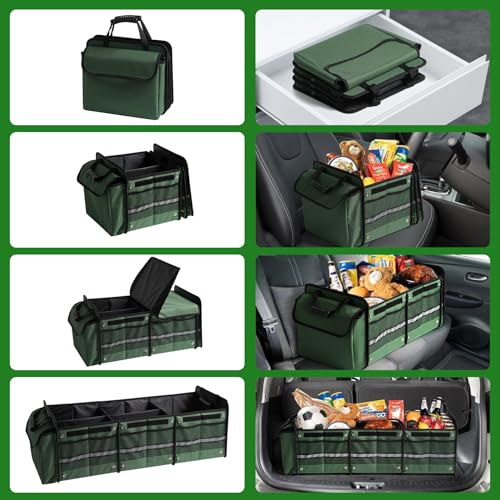 Car Trunk Organizer,115L Heavy Duty Collapsible Trunk Storage - view 4