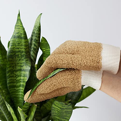 3 Pairs Microfiber Dusting Mitts with Thumb for House Cleaning - view 4