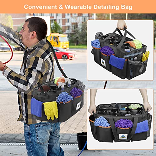 Detailing Bag Cleaning Caddy Organizer with Handle, 2PCS Large - view 4