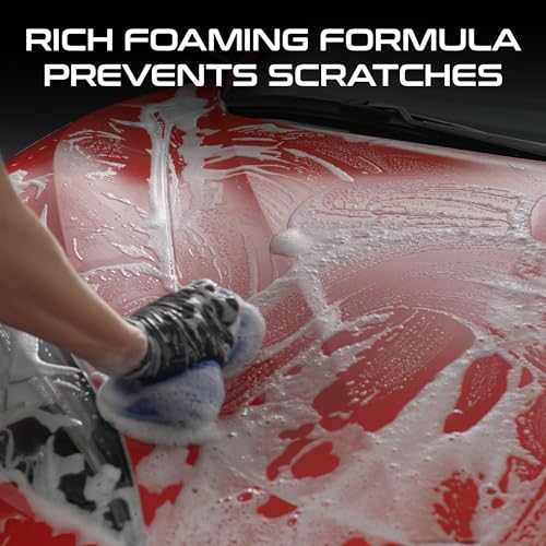 Complete Car Detailing Kit - Clean & Protect Every Surface, Includes Car Wash and Wax, Wheel Cleaner, Interior Spray and Microfiber Towel (5 Piece Bundle) - view 3