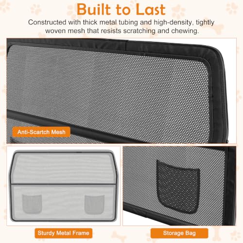 Dog Car Barrier, 50 Inch Wide Coverage Dog Barrier for SUV Car Truck - view 6