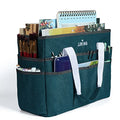 Craft Organizer Tote Bag Large Art Storage Caddy Bluish Green
