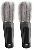 Car Lug Nut Brush Auto Detail for Wheels and Tires Sturdy Sponge Brush for Lug Nut and Rim Detailing Essential Automotive Cleaning Accessory (Pack of 2)