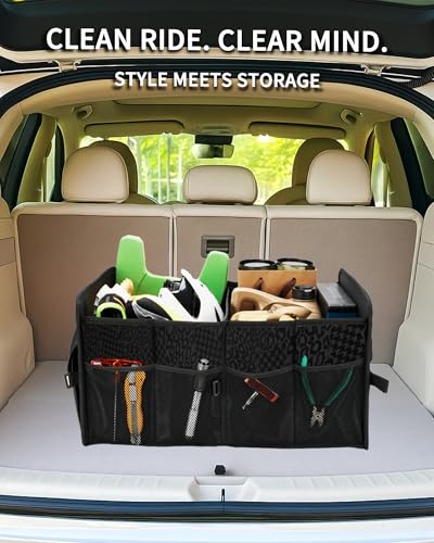 Sturdy Car Trunk Organizer - Firm Inner Panels, Foldable Storage - view 2