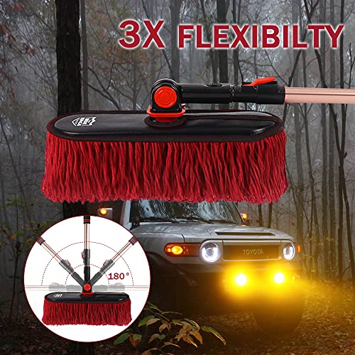 Car Duster Exterior Sweeping Kit, Loop Wax Cotton - view 3