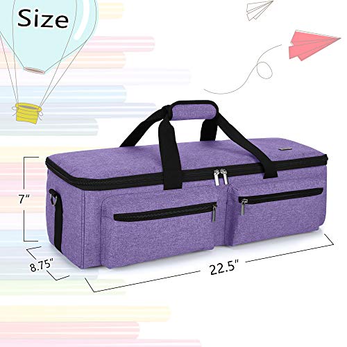 Carrying Bag Compatible with Cricut Explore Air and Maker, Purple - view 6