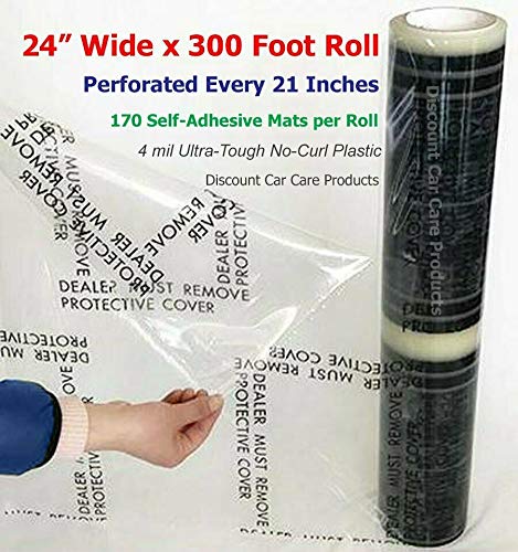 Car Carpet Protection Film Complete Starter Kit: Carpet Film Roll, Wall or Floor Mount Dispenser, and Applicator Board (300') - view 5