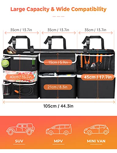 Car Trunk Organizer with 10 Different Functional Storage Bags Large - view 4