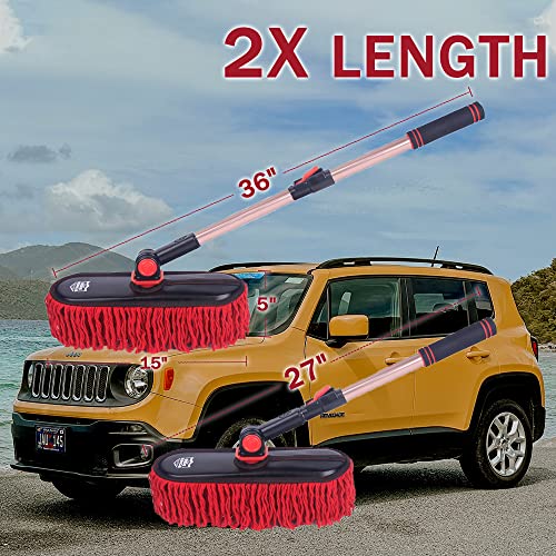 Car Duster Exterior Sweeping Kit, Loop Wax Cotton - view 2
