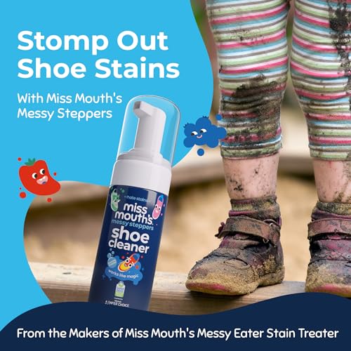 Messy Eater Stain Remover & Shoe Cleaning Kit - 16oz Spray, Messy Steppers Sneaker Cleaner & Laundry Brush - Spot Cleaner for Clothes, Carpet & Shoes - view 2