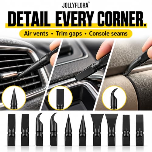 10Pcs Hard Plastic Scraper Tools with Storage Box - view 4