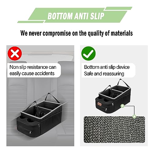 Car Seat Organizer with 4 Cup Holders(White) - view 5