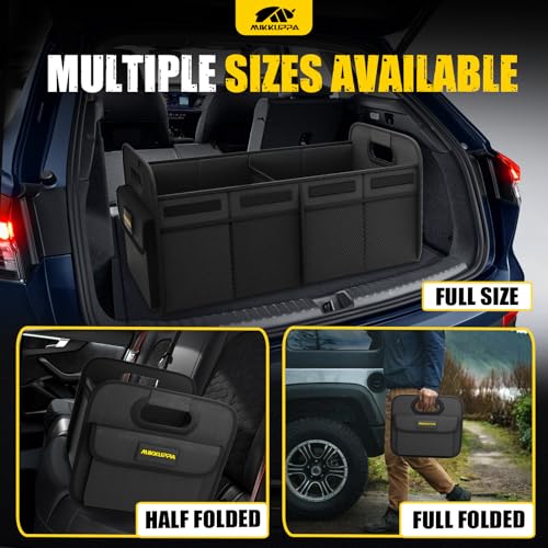 Car Trunk Organizer - 75L Foldable Car Storage for Grocery, Black - view 5