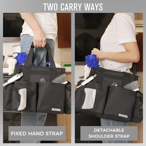 Compact Wearable Cleaning Caddy with Handle & Shoulder Straps - view 6