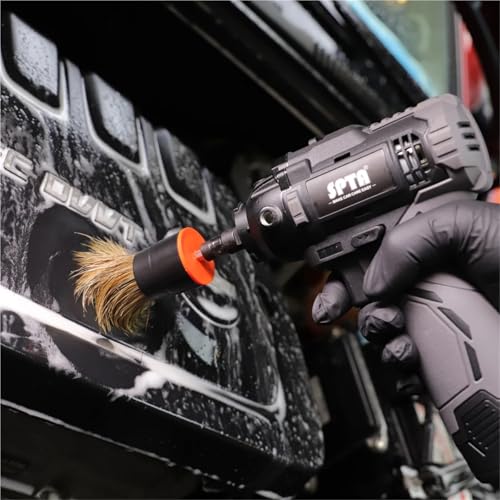 5pcs Drill Brush Kit for Power Scrubber Cleaning Car Interior Exterior - view 6